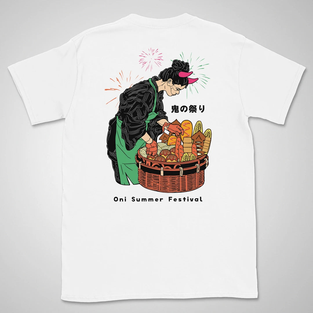 Oni Summer Festival | back print ❀ T-shirt