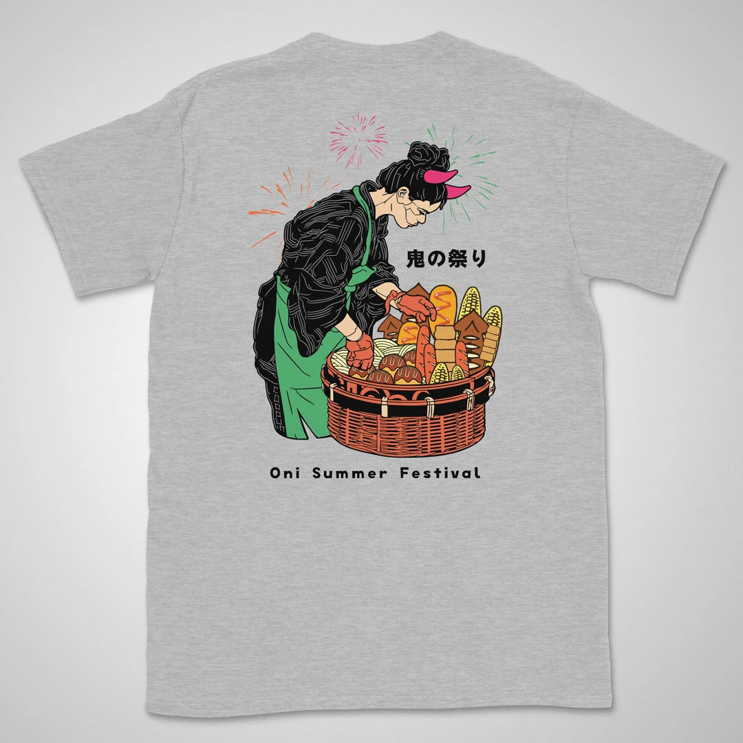 Oni Summer Festival | back print ❀ T-shirt