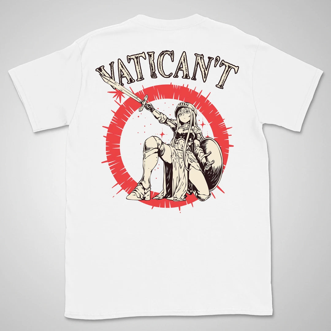 Vatican't | back print ❀ T-shirt