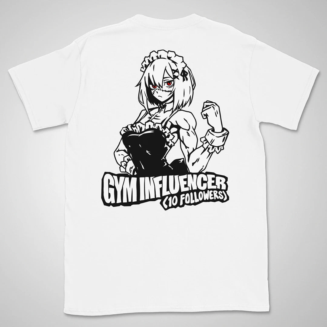 Gymfluencer | back print ❀ T-shirt