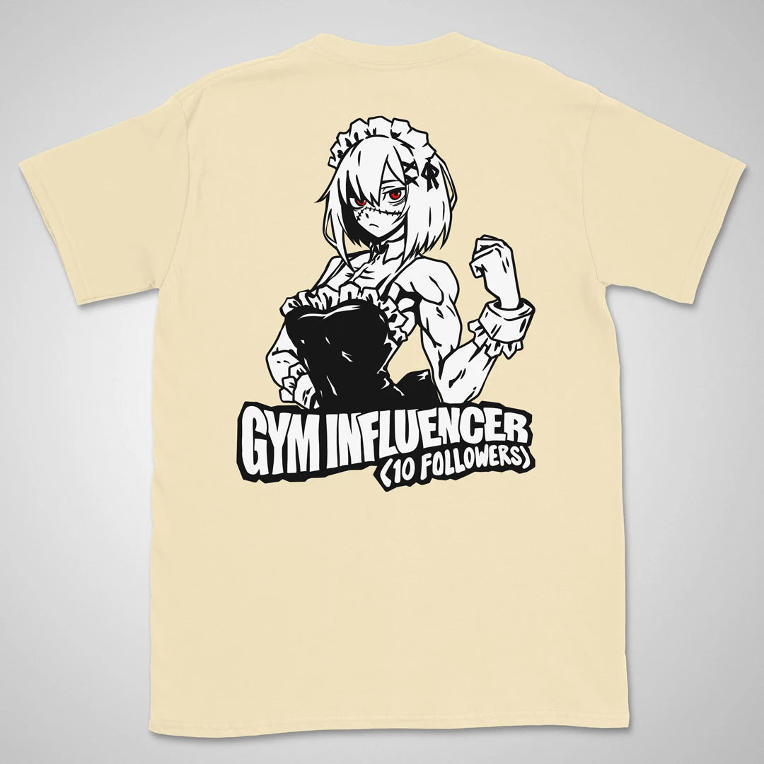 Gymfluencer | back print ❀ T-shirt