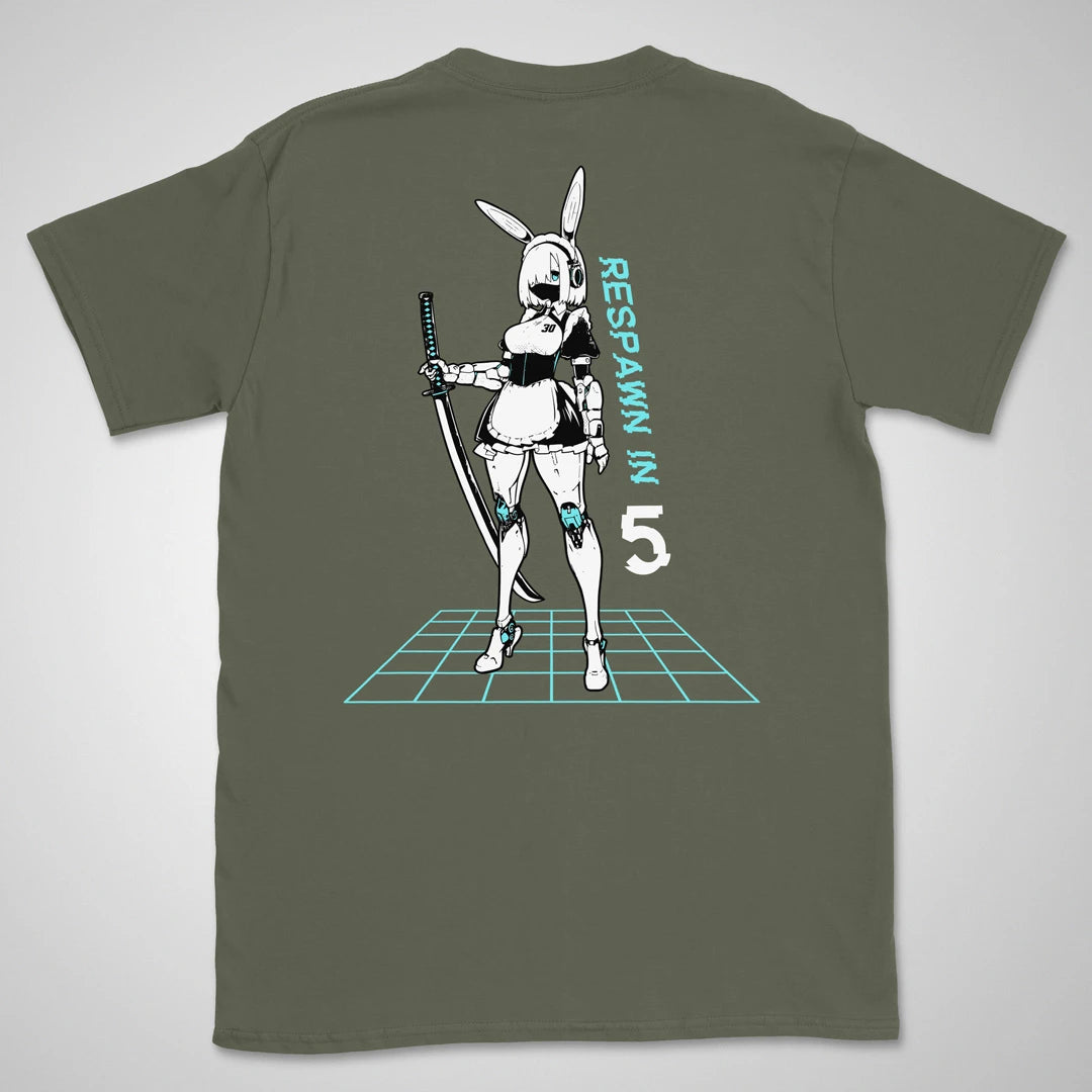 Respawn In 5 | back print ❀ T-shirt