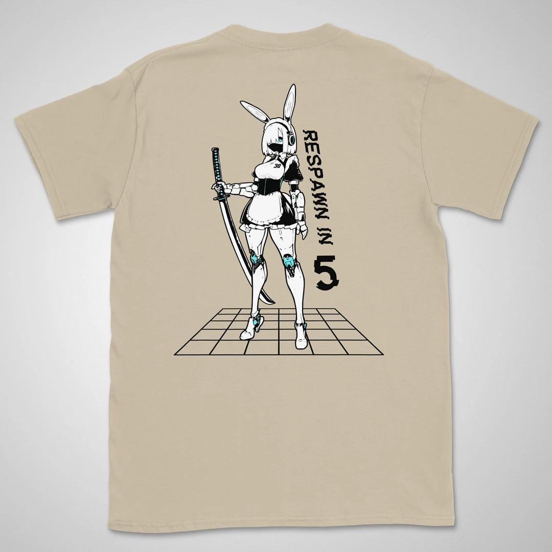Respawn In 5 | back print ❀ T-shirt