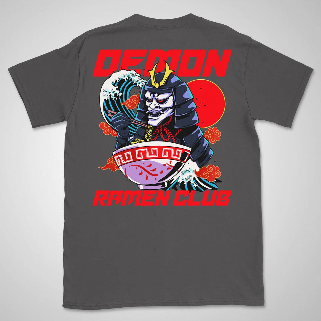 Demon Ramen Club | back print ❀ T-shirt