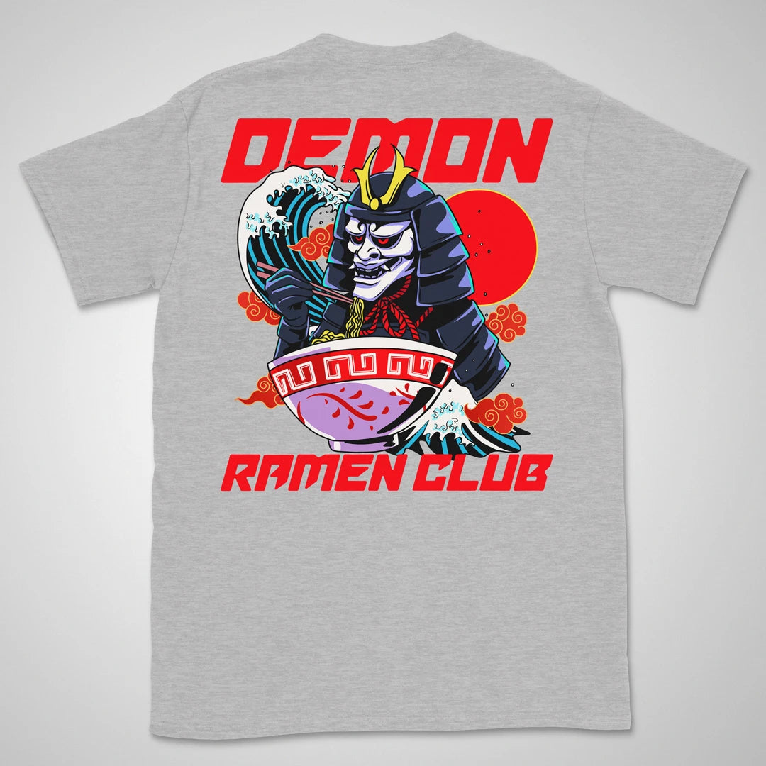 Demon Ramen Club | back print ❀ T-shirt