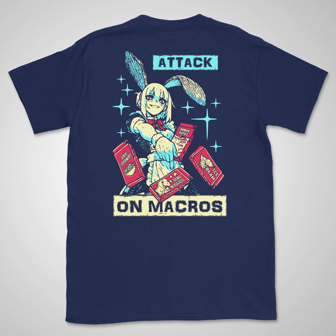 Attack On Macros | back print ❀ T-shirt