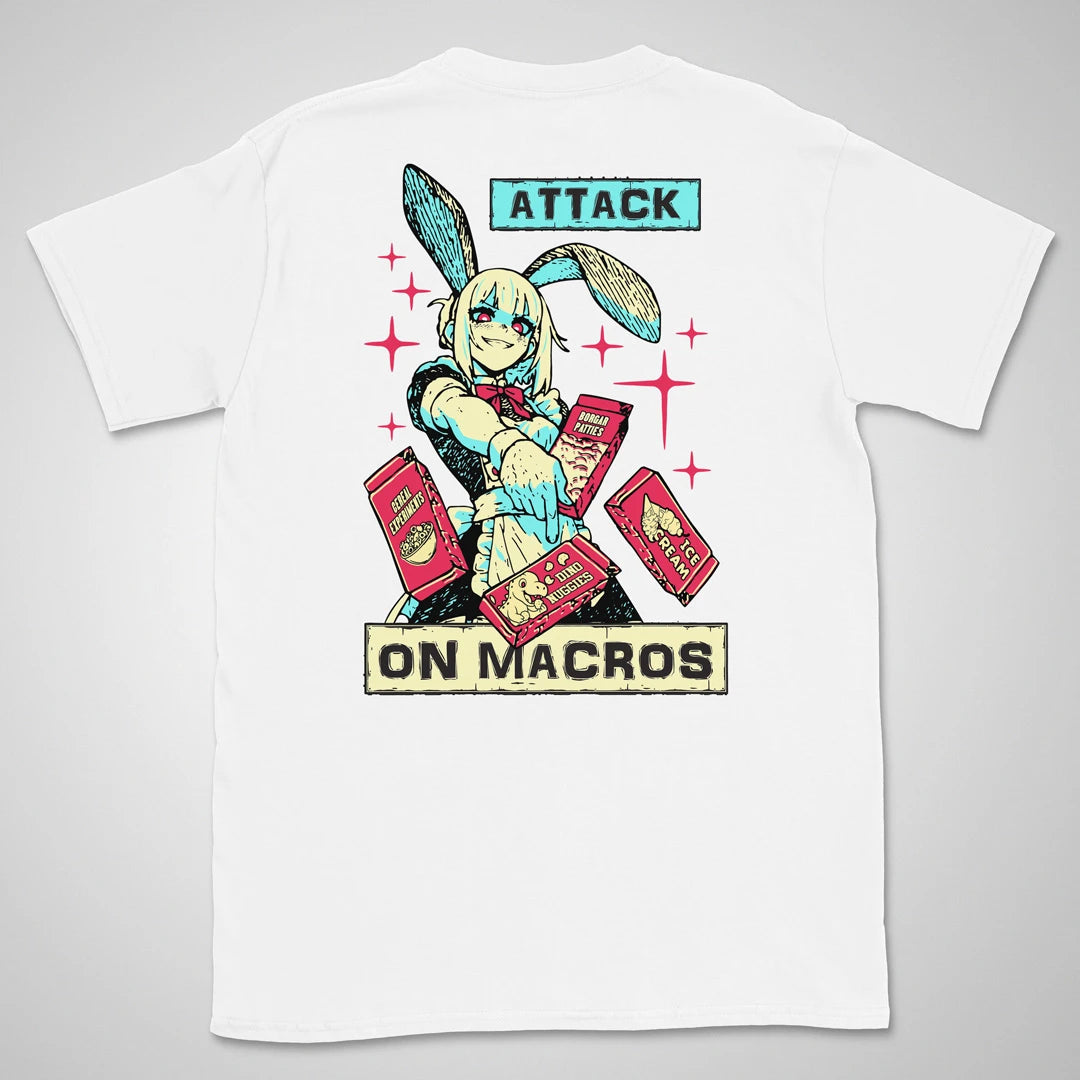 Attack On Macros | back print ❀ T-shirt