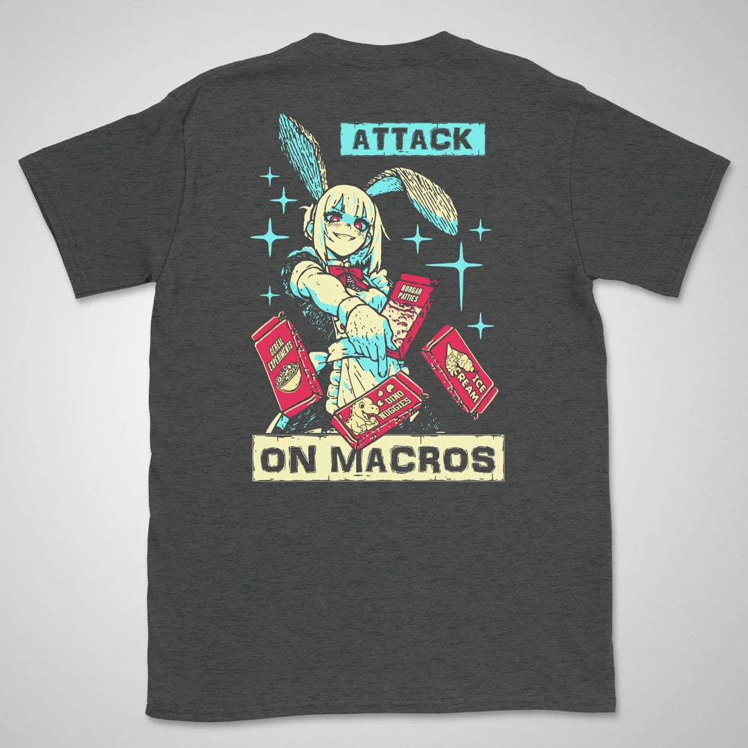 Attack On Macros | back print ❀ T-shirt