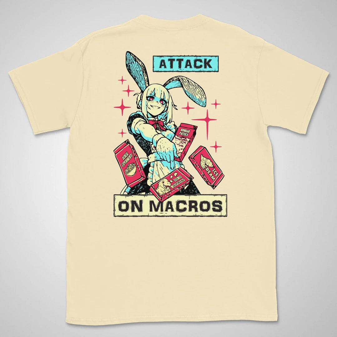 Attack On Macros | back print ❀ T-shirt