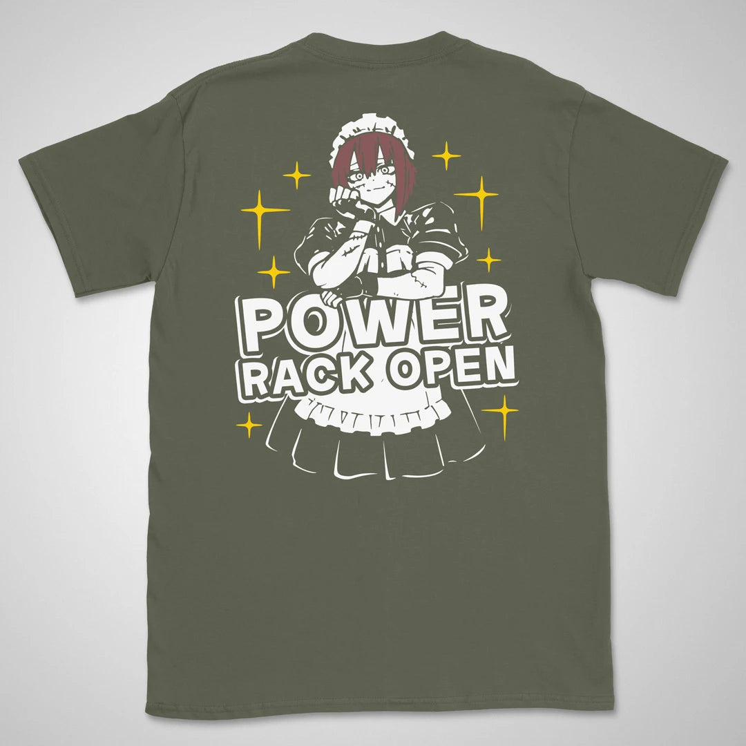 Power Rack Open | back print ❀ T-shirt