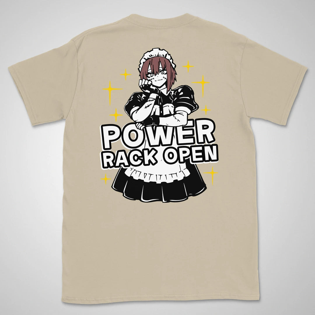 Power Rack Open | back print ❀ T-shirt