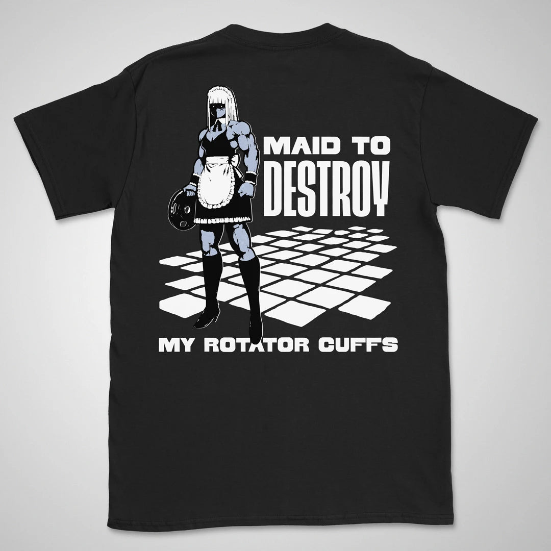 Maid To Destroy | back print ❀ T-shirt