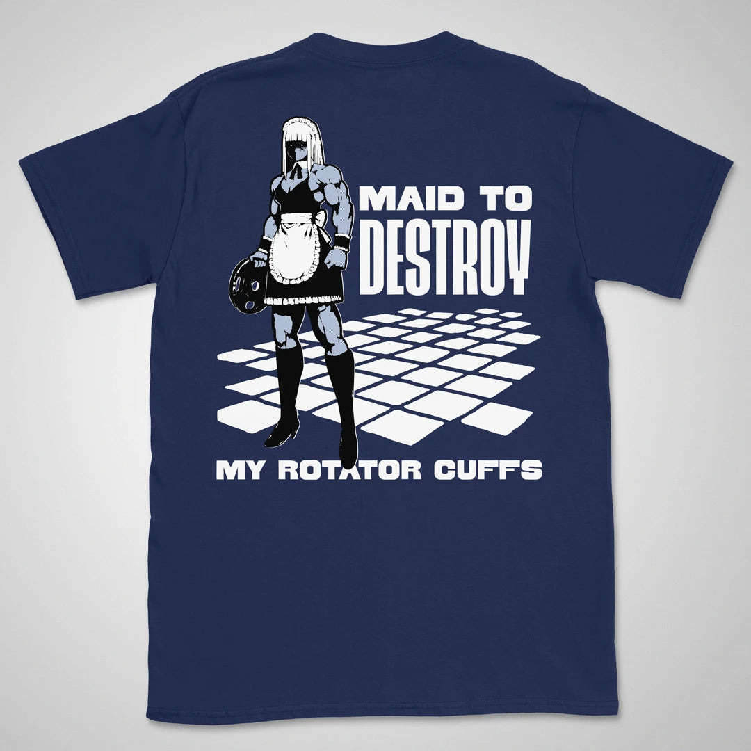 Maid To Destroy | back print ❀ T-shirt