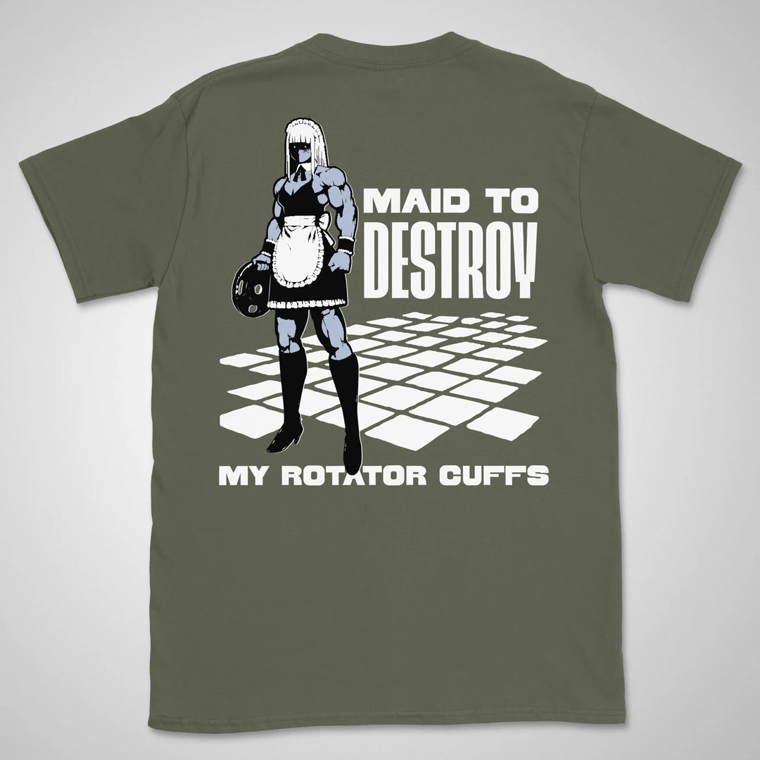 Maid To Destroy | back print ❀ T-shirt