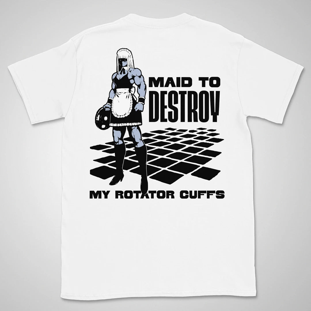 Maid To Destroy | back print ❀ T-shirt