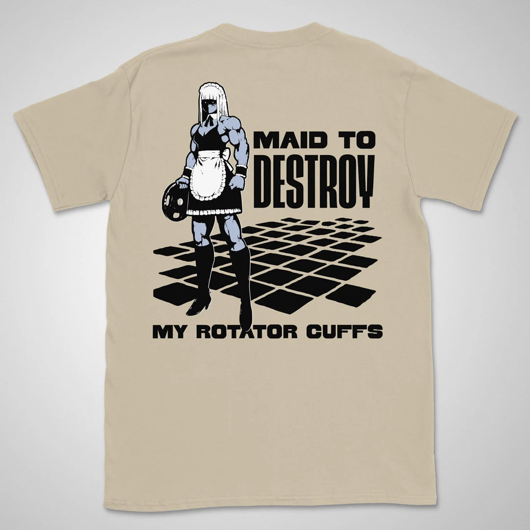 Maid To Destroy | back print ❀ T-shirt