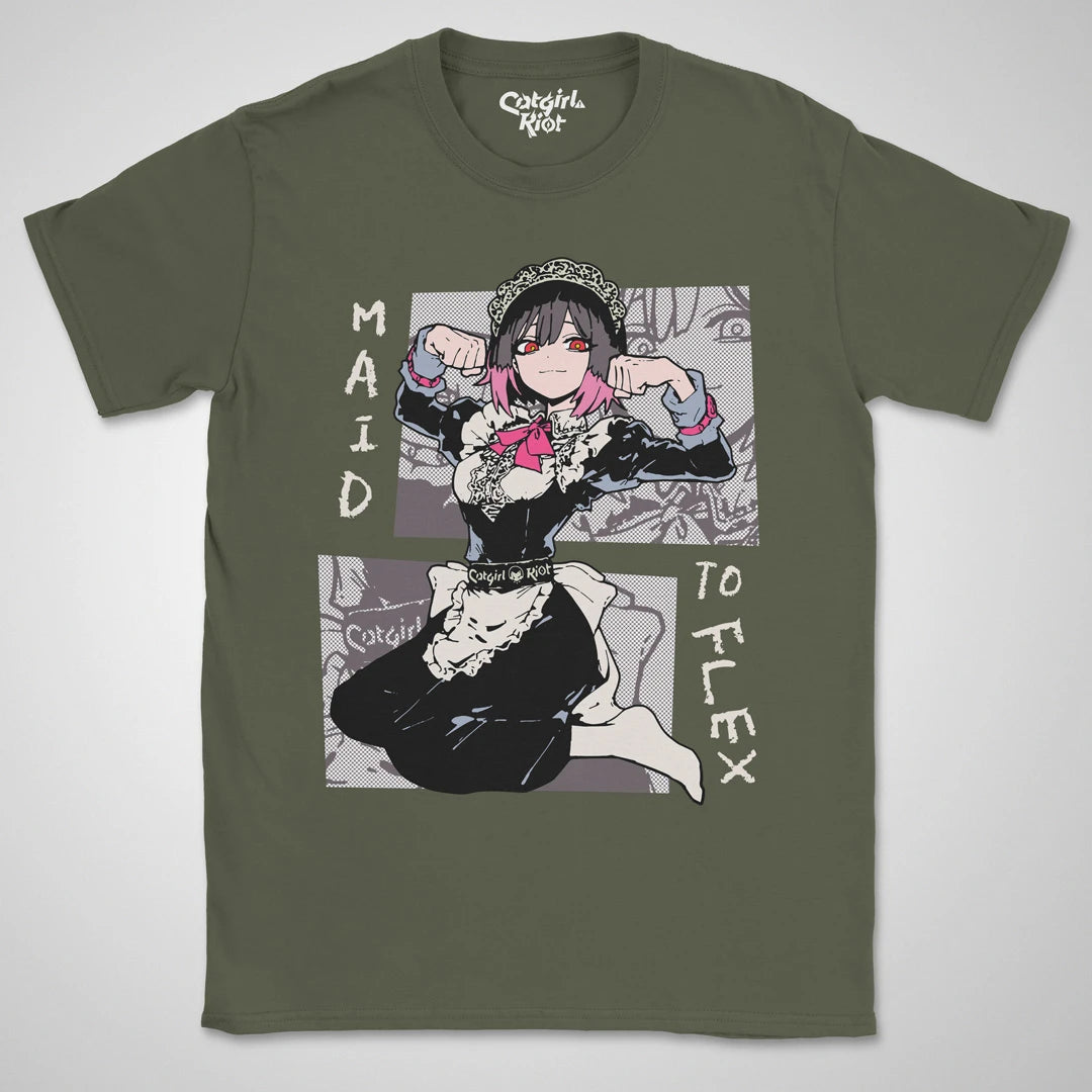 Maid To Flex ❀ T-shirt