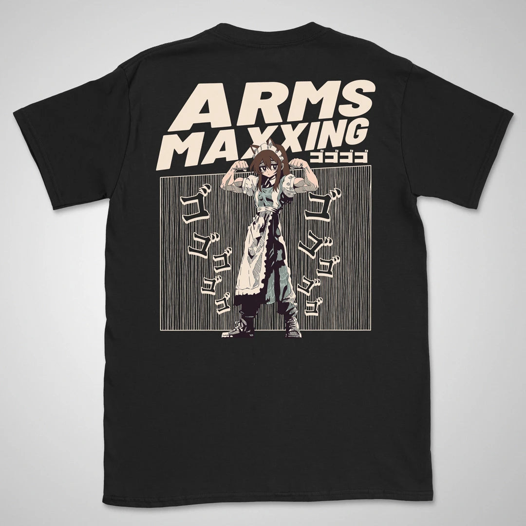 Arms Maxxing | back print ❀ T-shirt