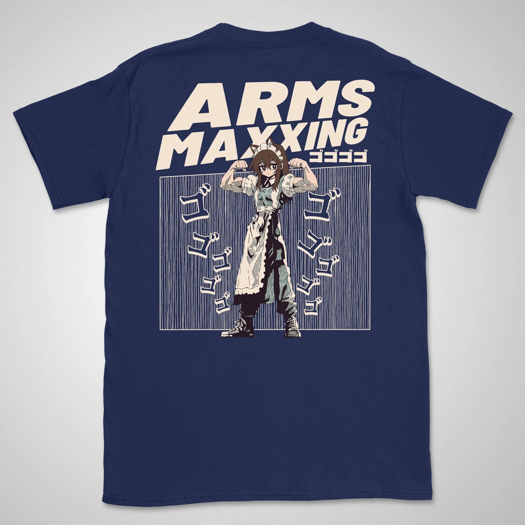 Arms Maxxing | back print ❀ T-shirt