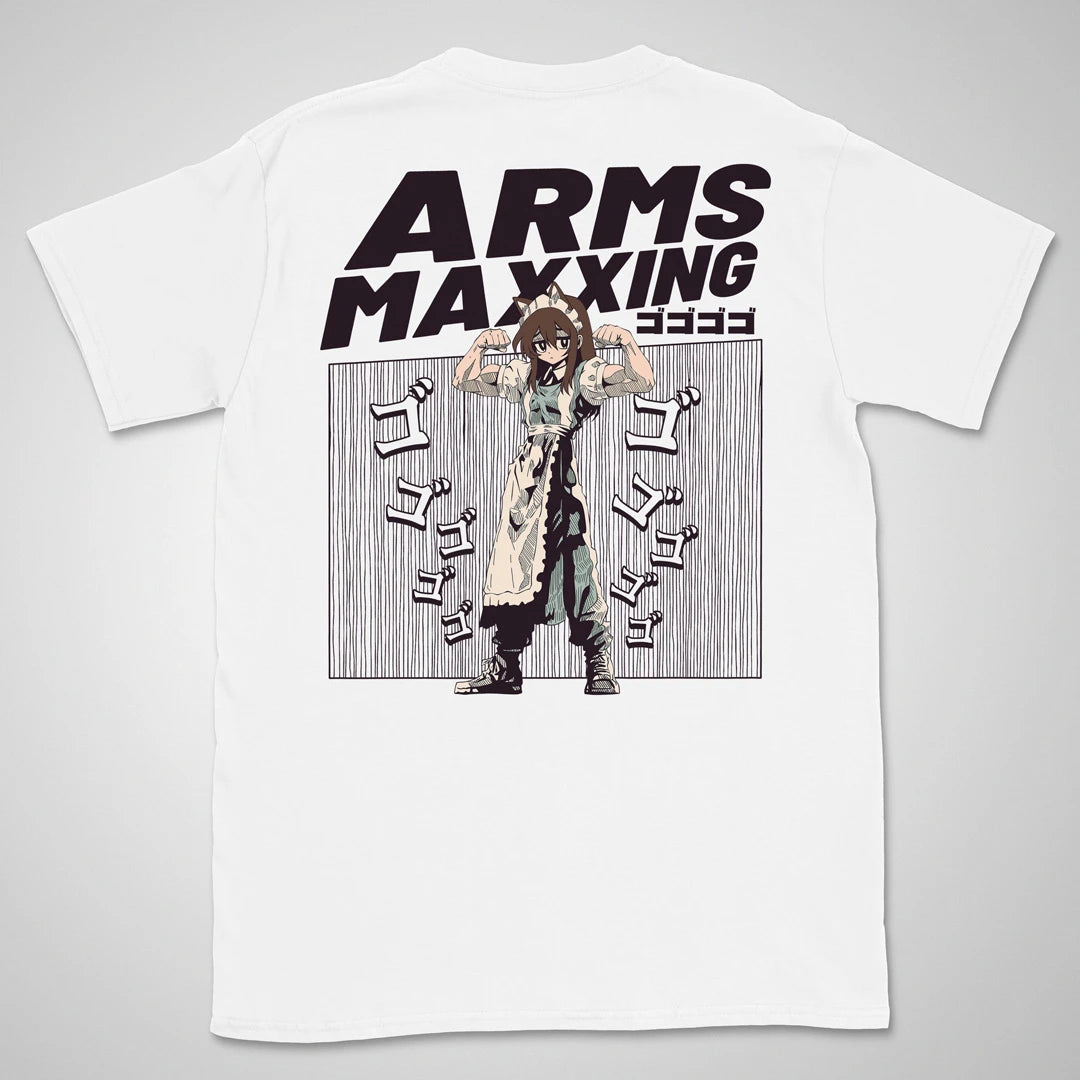 Arms Maxxing | back print ❀ T-shirt