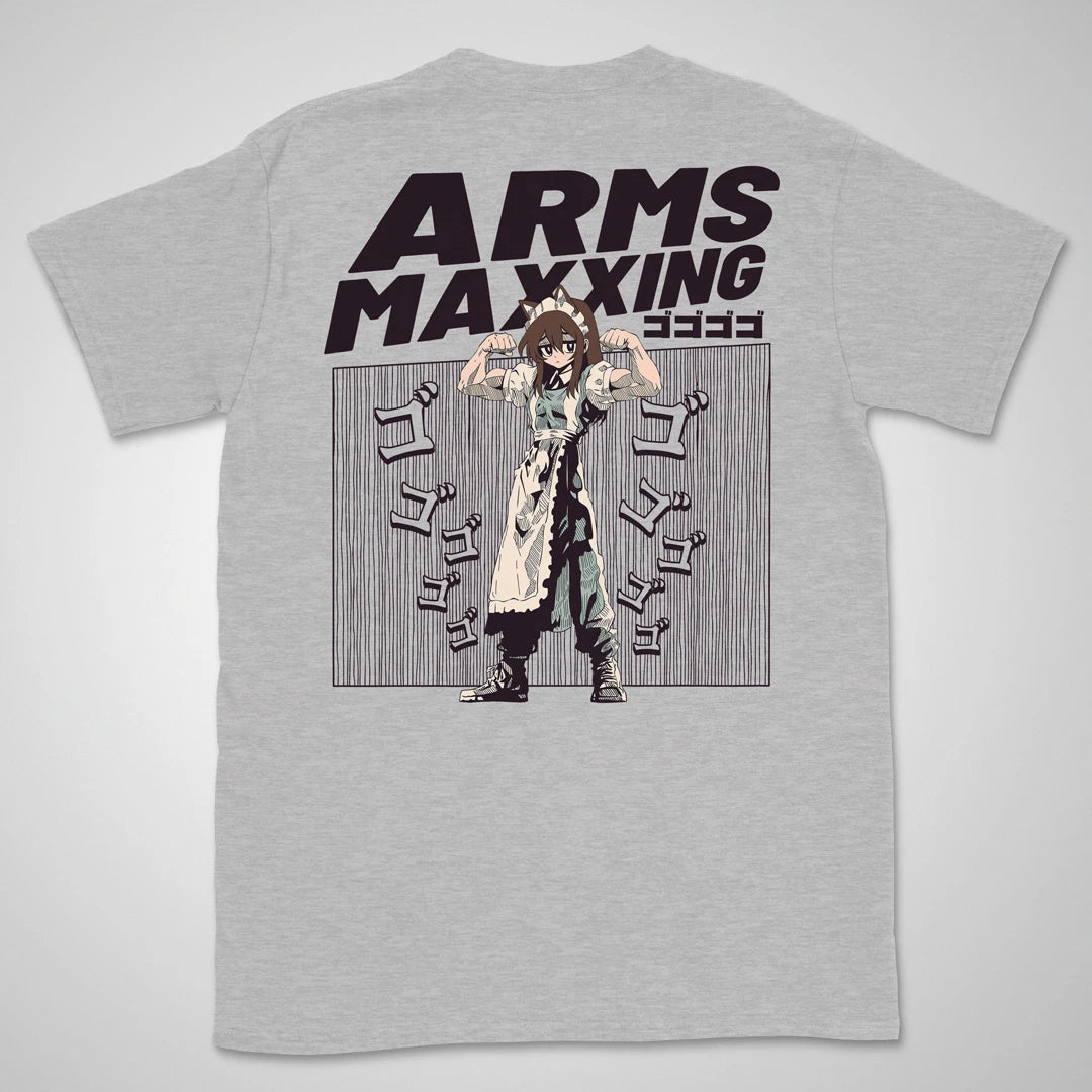 Arms Maxxing | back print ❀ T-shirt