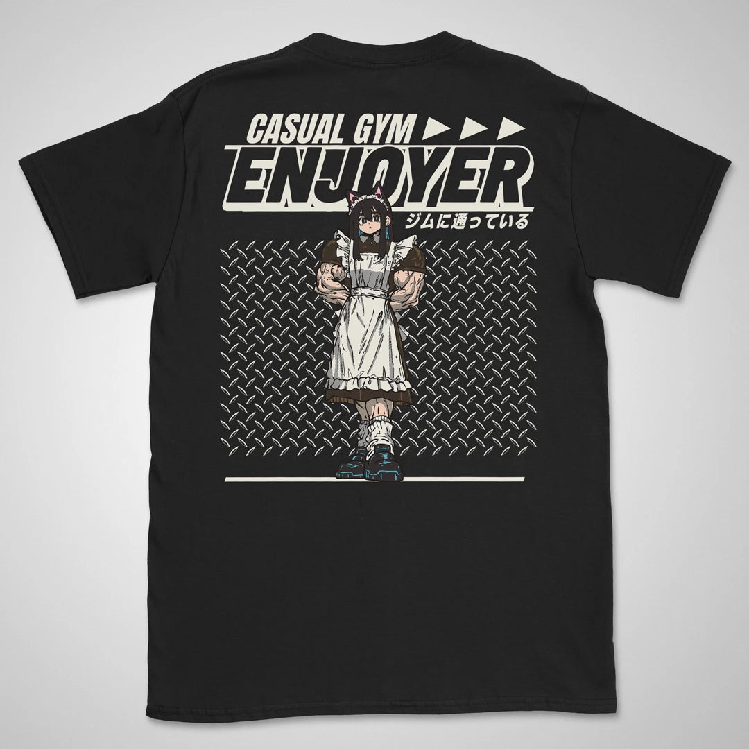Casual Gym Enjoyer | back print ❀ T-shirt