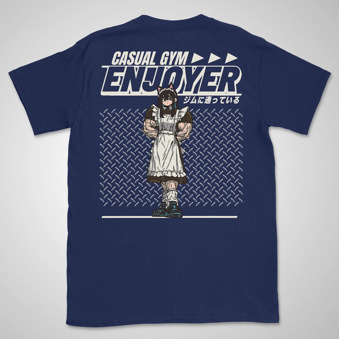 Casual Gym Enjoyer | back print ❀ T-shirt