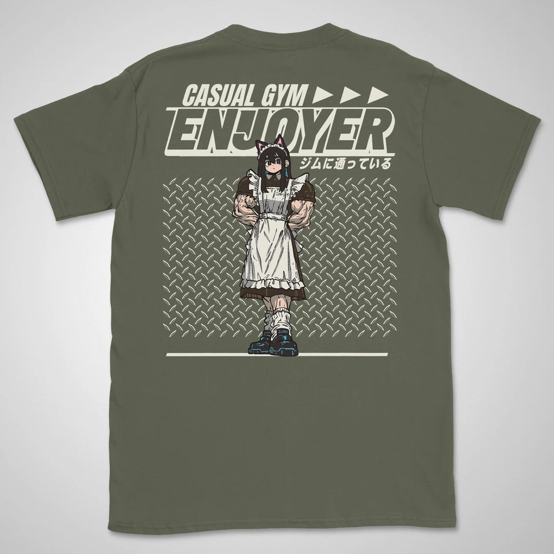 Casual Gym Enjoyer | back print ❀ T-shirt