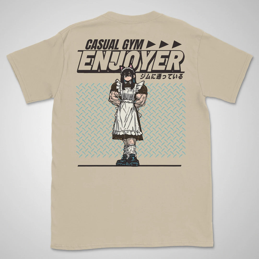 Casual Gym Enjoyer | back print ❀ T-shirt