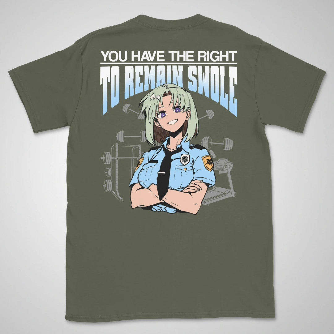Right To Remain Swole | back print ❀ T-shirt