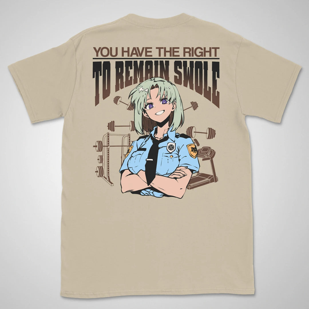 Right To Remain Swole | back print ❀ T-shirt