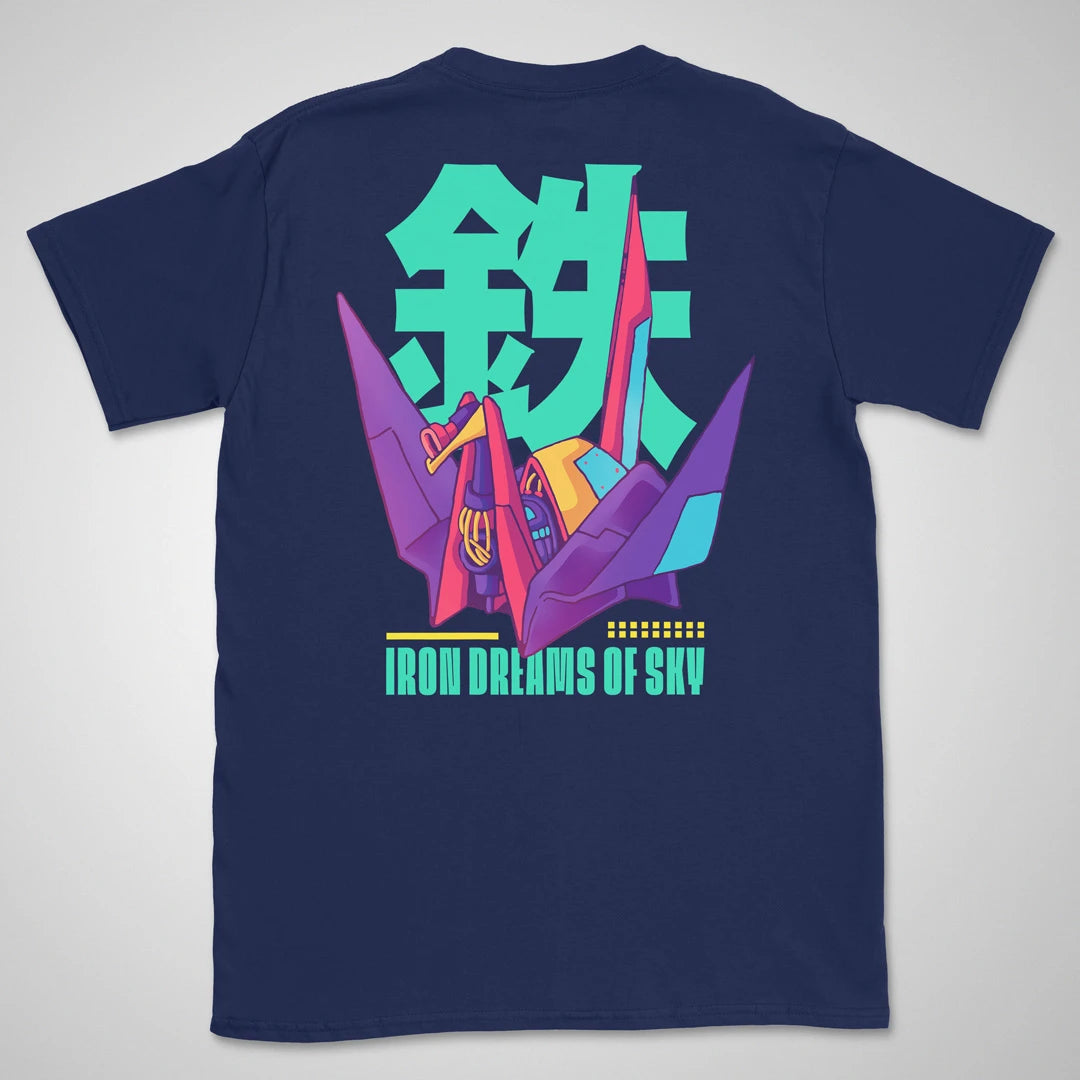 Iron Dreams Of Sky | back print ❀ T-shirt