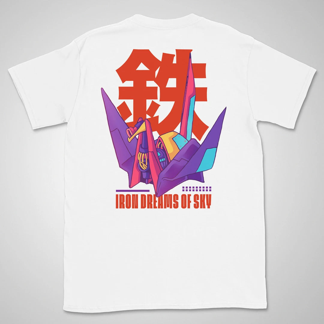 Iron Dreams Of Sky | back print ❀ T-shirt