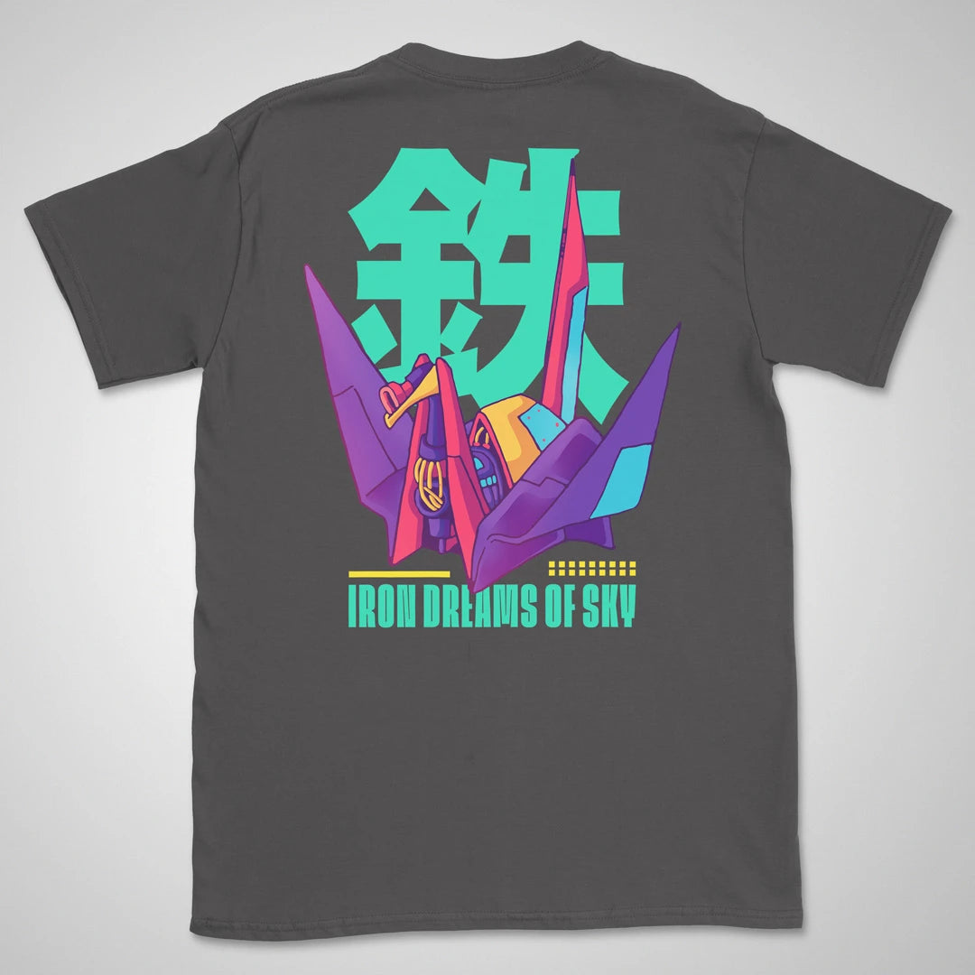Iron Dreams Of Sky | back print ❀ T-shirt