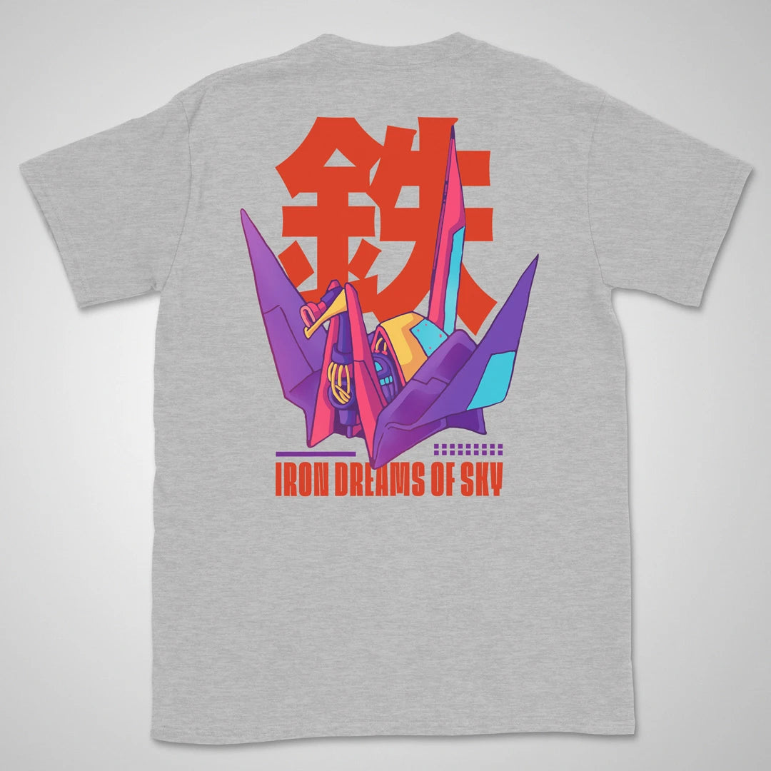 Iron Dreams Of Sky | back print ❀ T-shirt