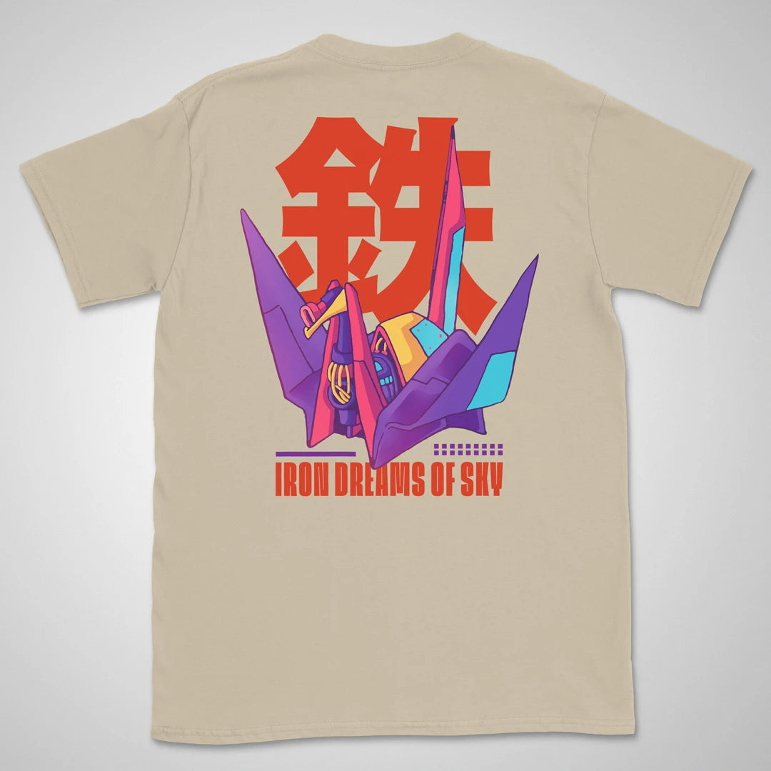 Iron Dreams Of Sky | back print ❀ T-shirt