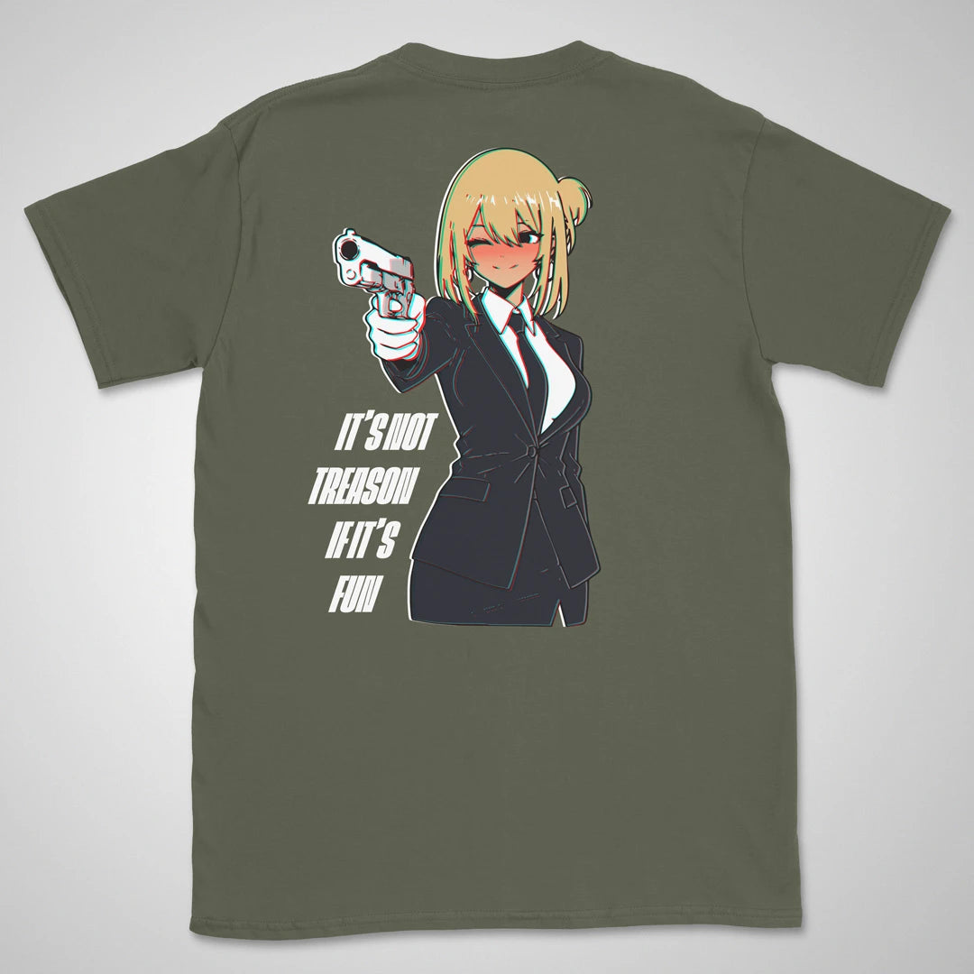 It's Not Treason | back print ❀ T-shirt