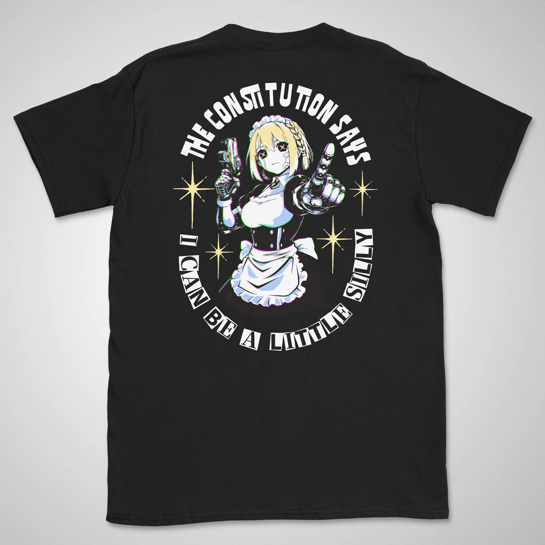 A Little Silly | back print ❀ T-shirt