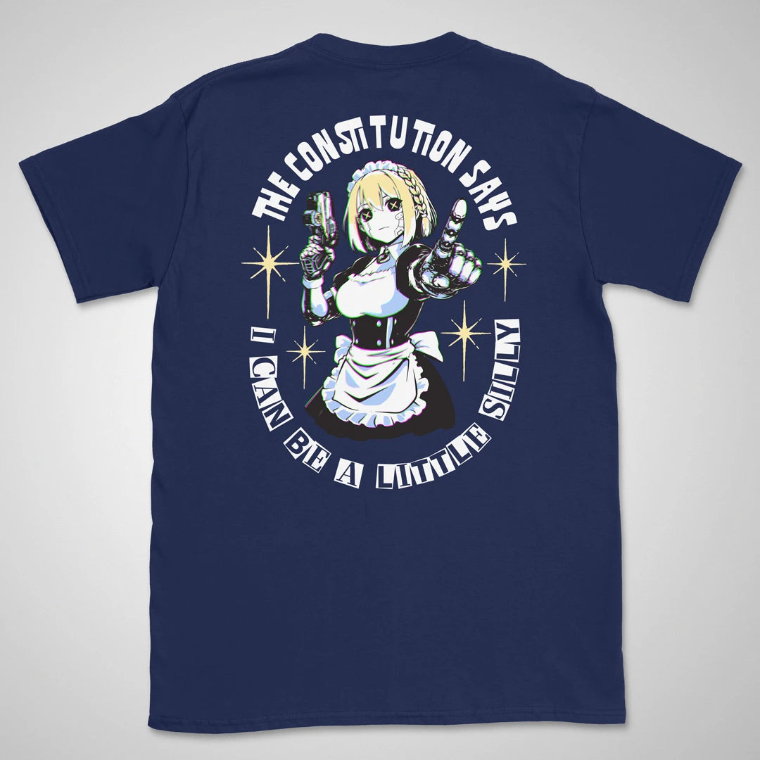 A Little Silly | back print ❀ T-shirt