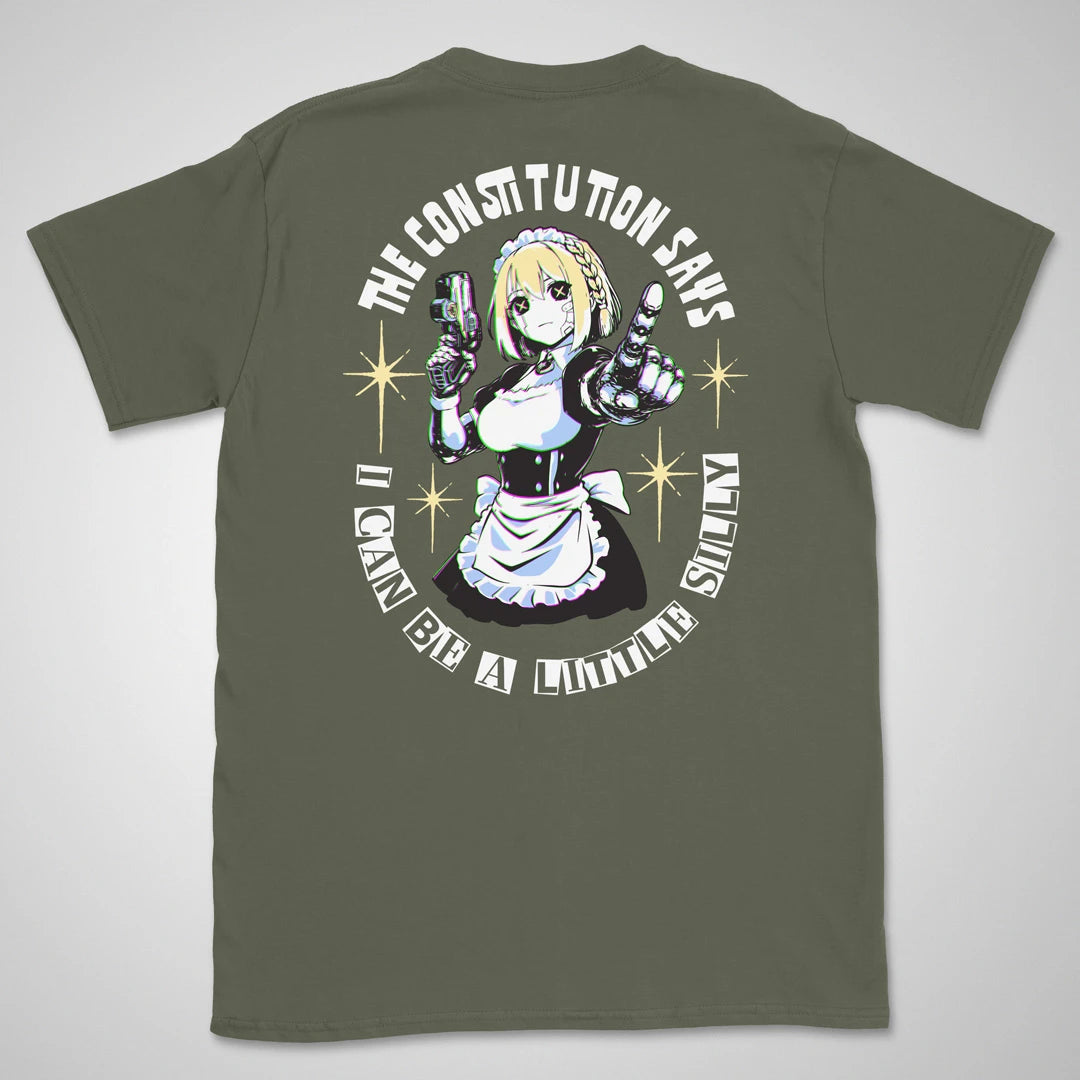 A Little Silly | back print ❀ T-shirt