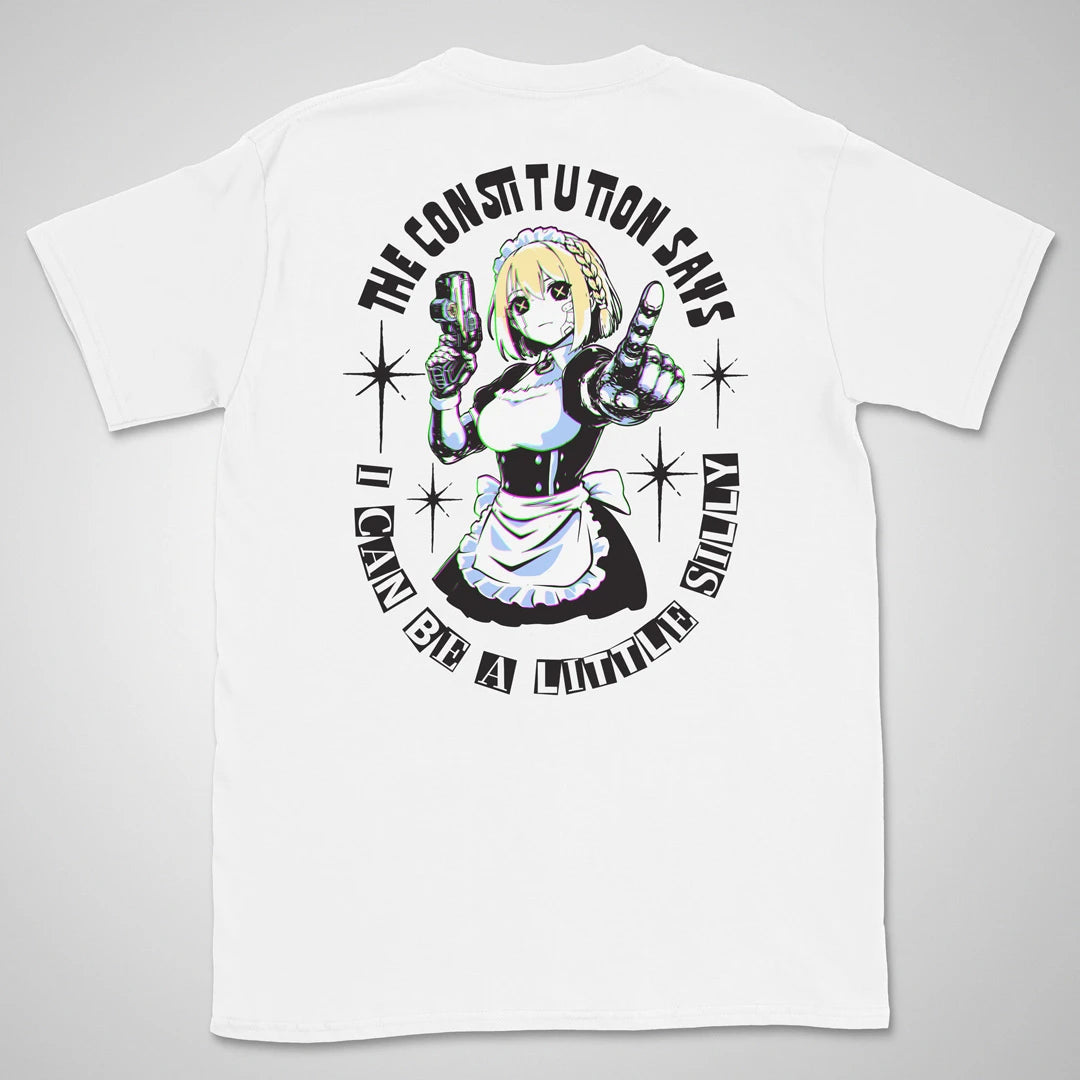 A Little Silly | back print ❀ T-shirt