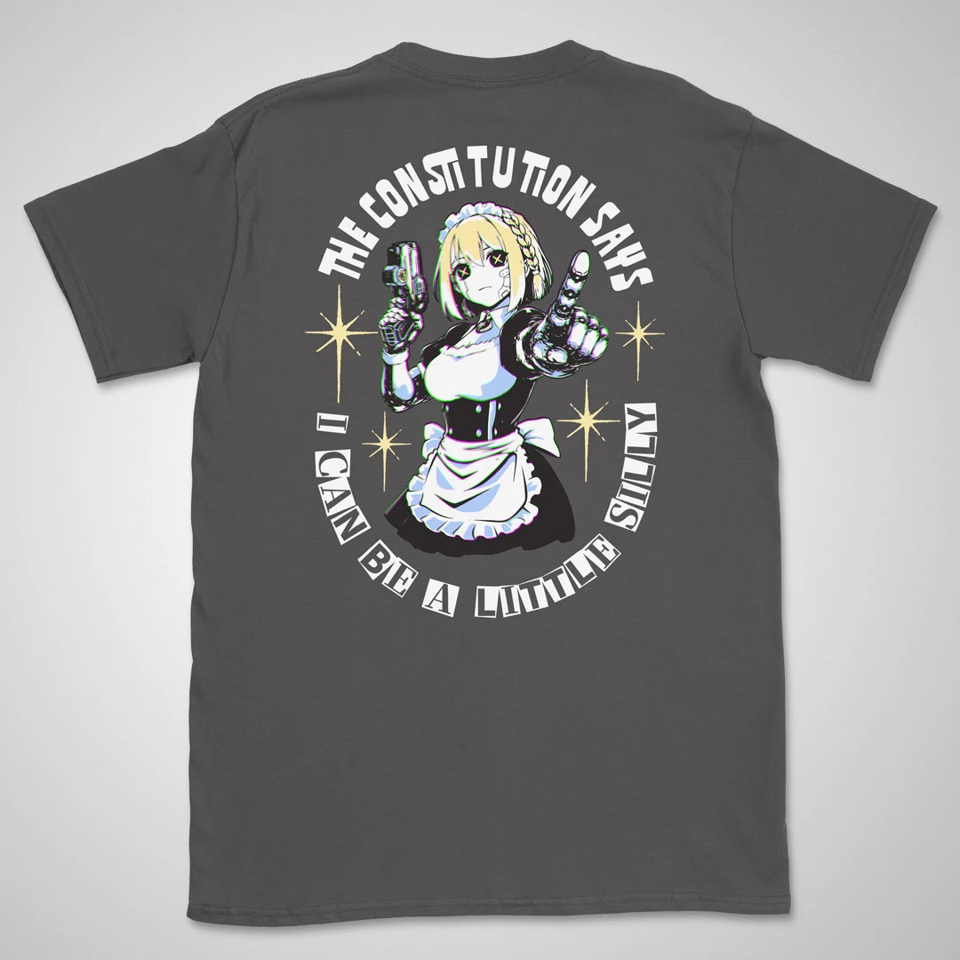 A Little Silly | back print ❀ T-shirt
