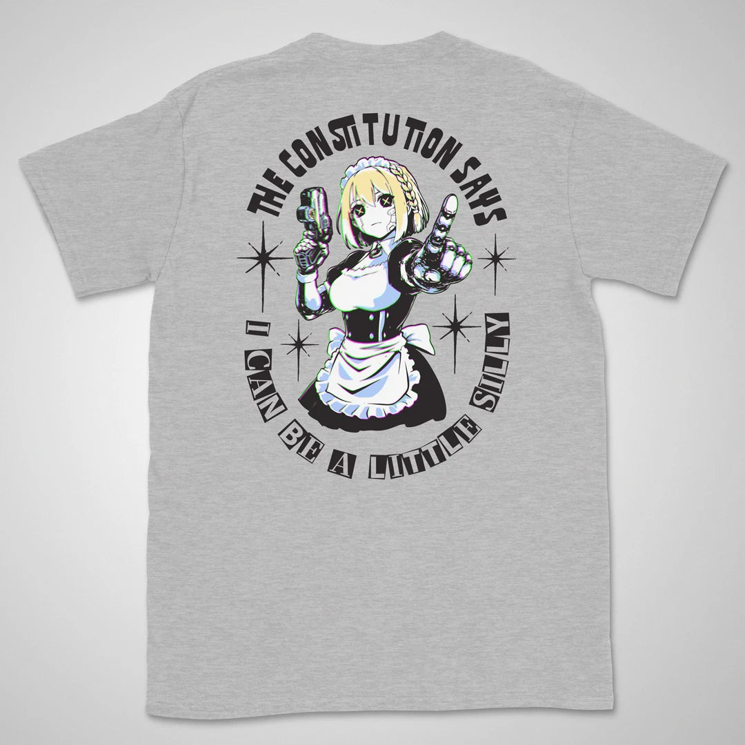 A Little Silly | back print ❀ T-shirt