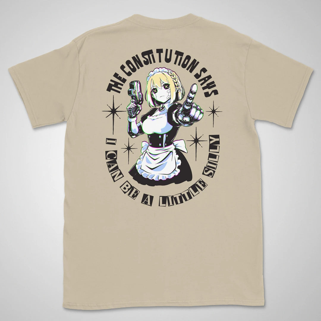 A Little Silly | back print ❀ T-shirt