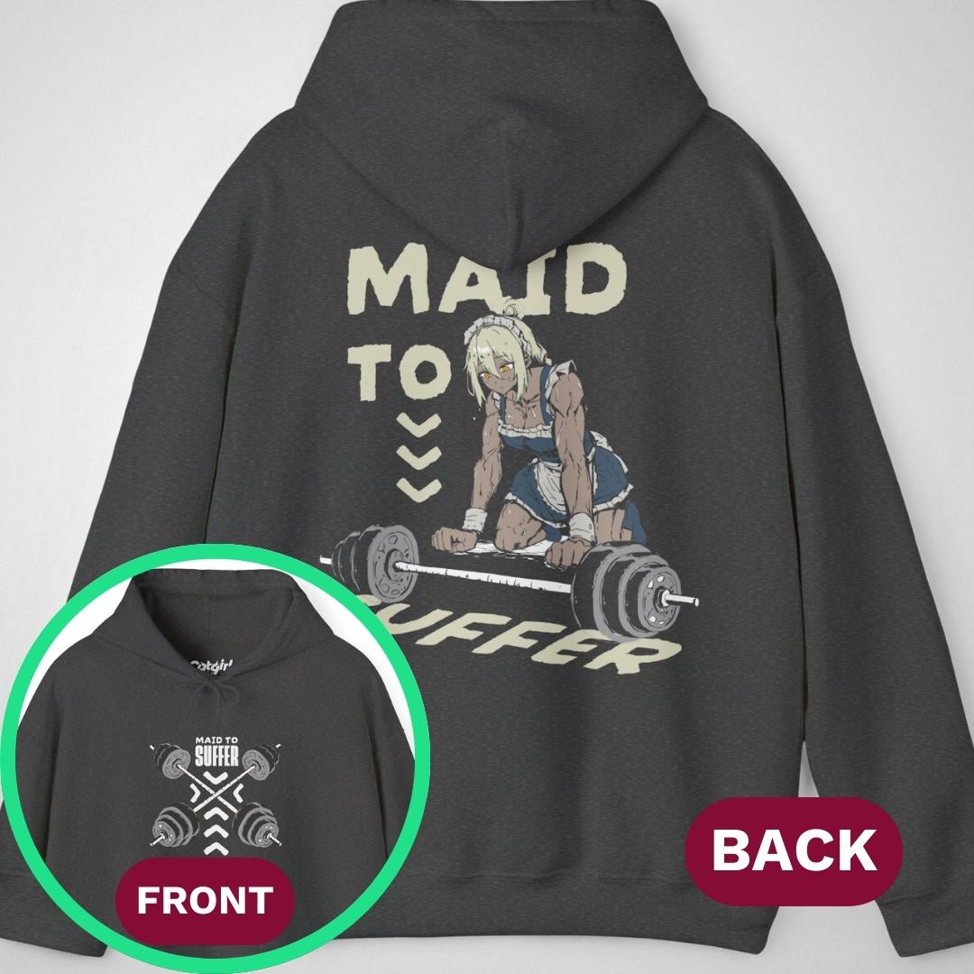 Maid to Suffer | front & back print ❀ Hoodie