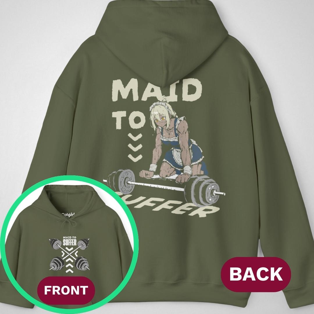 Maid to Suffer | front & back print ❀ Hoodie