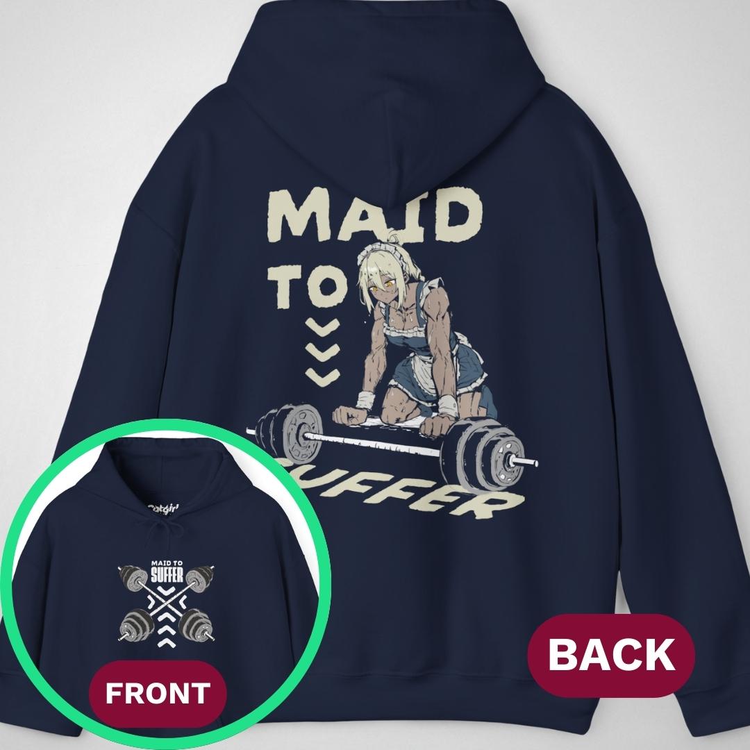 Maid to Suffer | front & back print ❀ Hoodie
