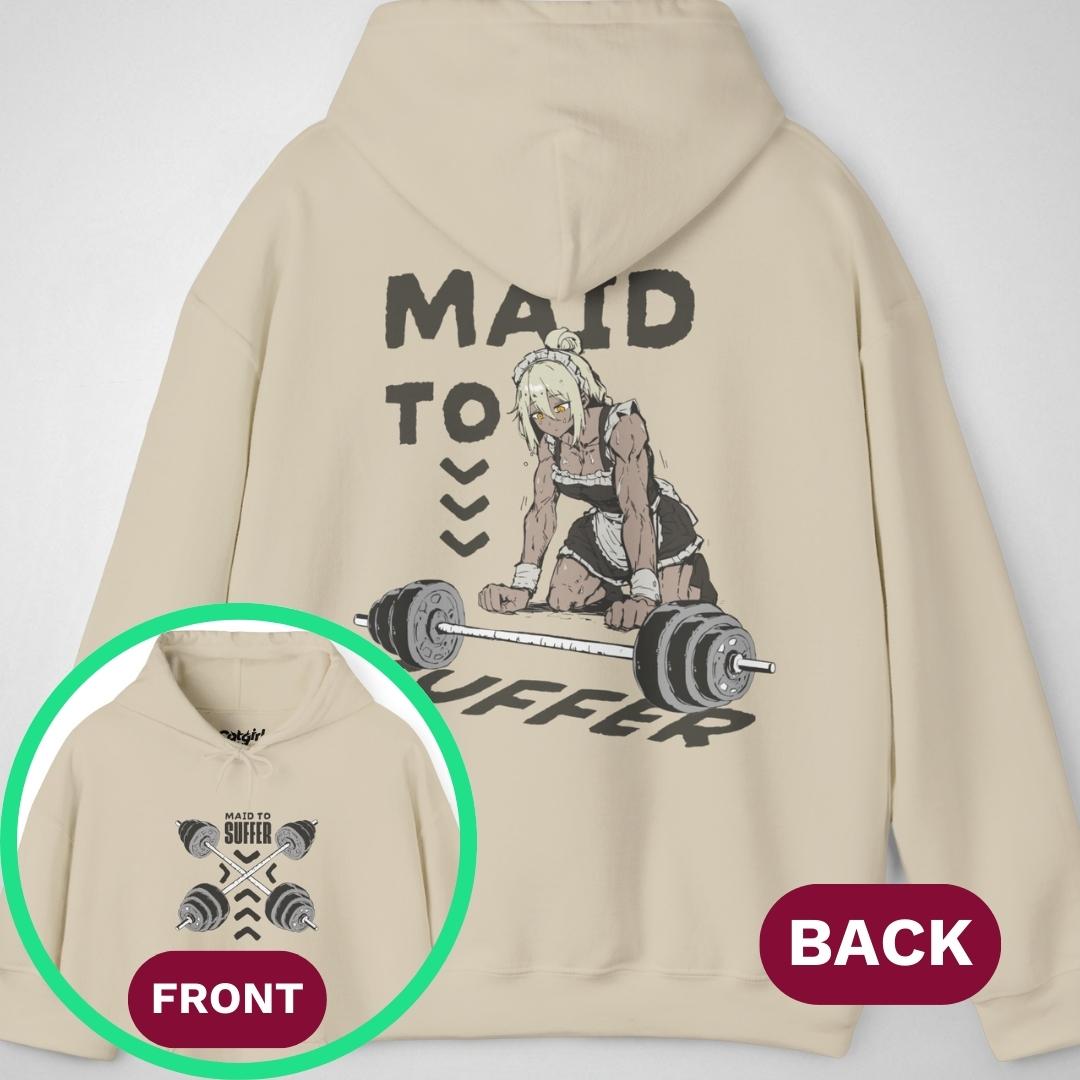 Maid to Suffer | front & back print ❀ Hoodie