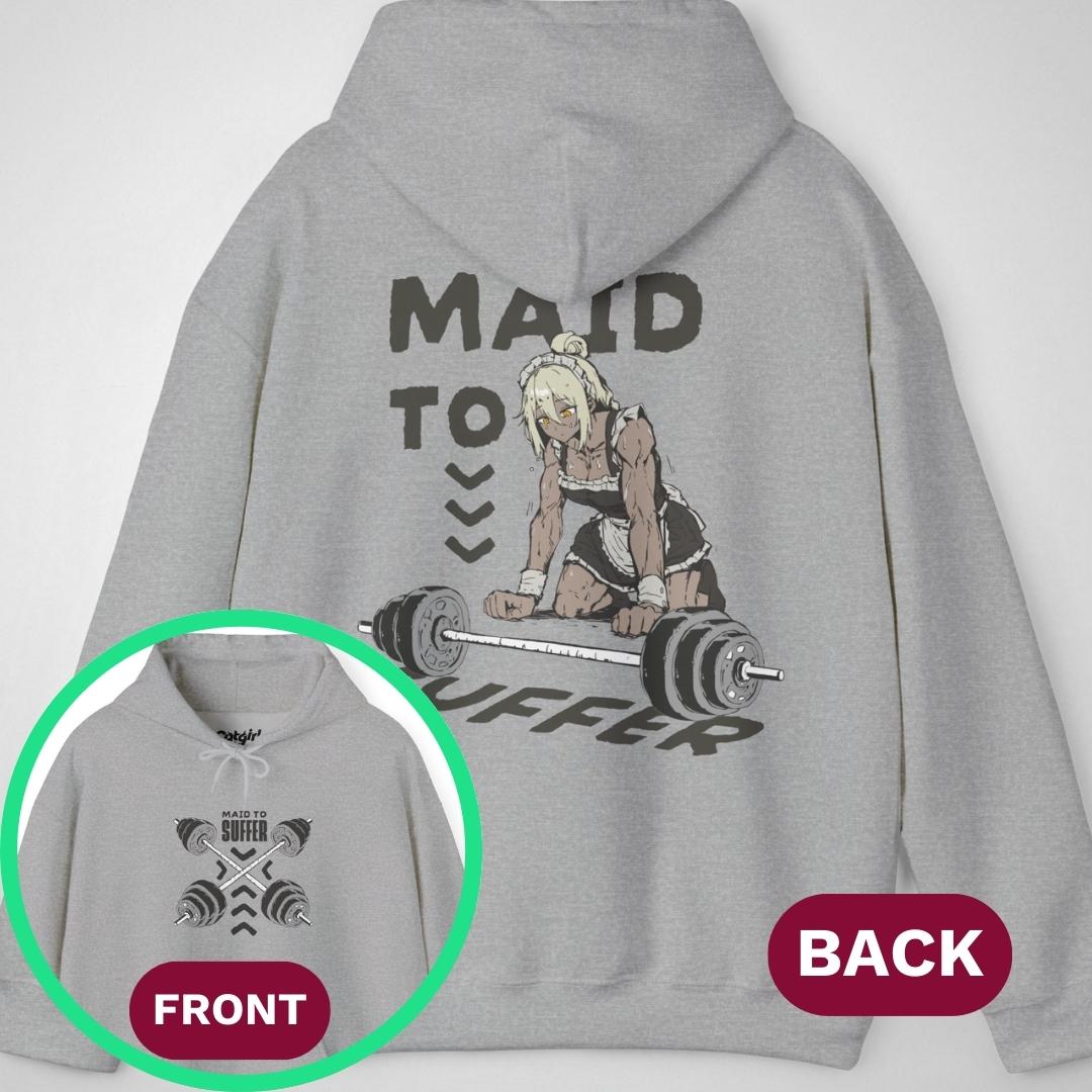 Maid to Suffer | front & back print ❀ Hoodie