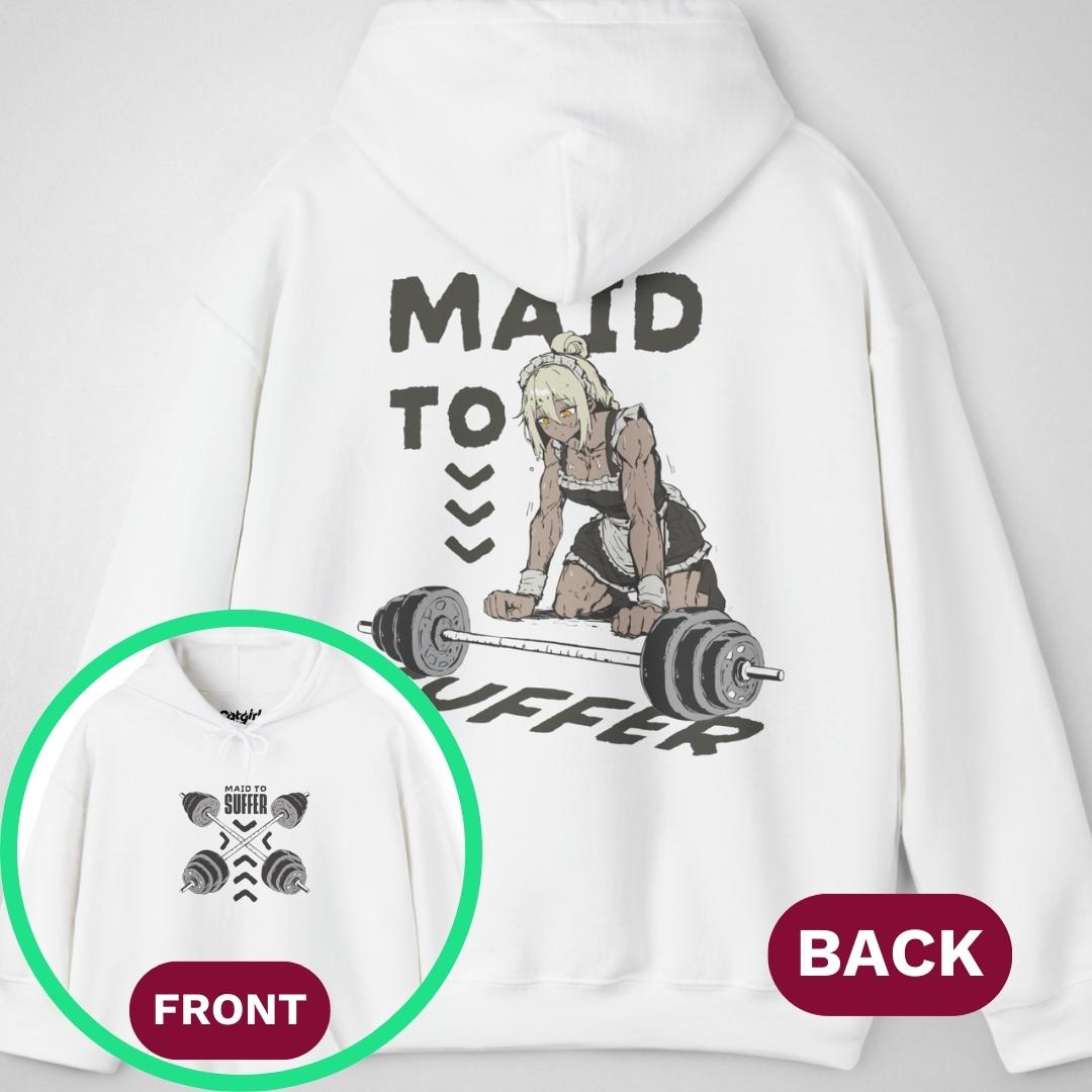 Maid to Suffer | front & back print ❀ Hoodie